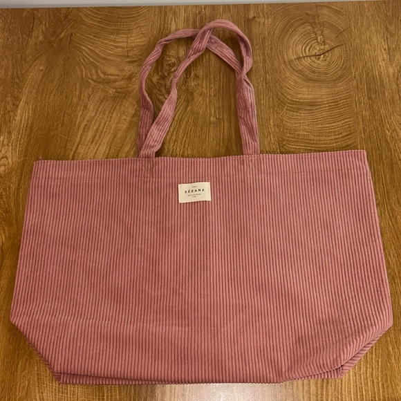 Corduroy Sezane Tote - Picture 3 of 4